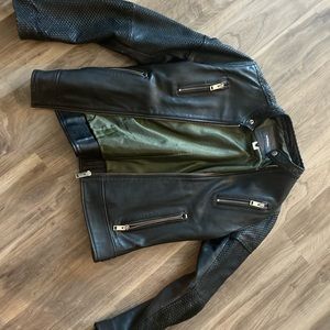 Orig $700! Diesel 100% leather jacket